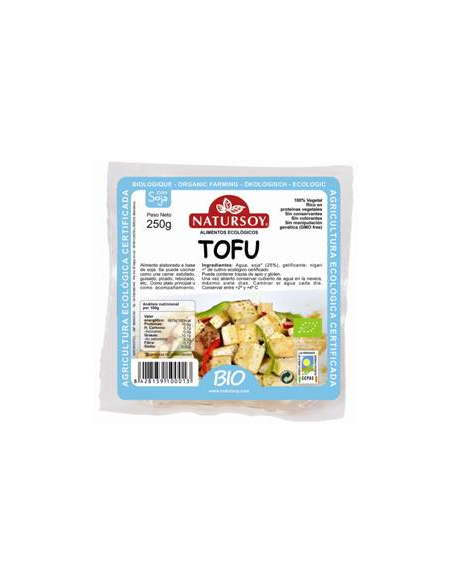 Tofu fresco BIO 250g Natursoy – Salud y sabor natural