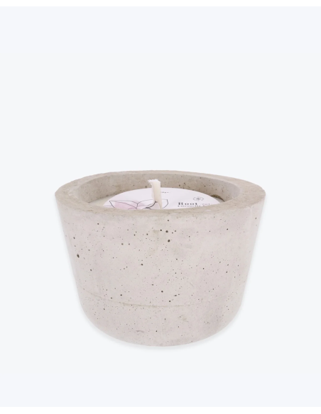 Vela Tiesto Pradesp1 Blanco Pequeña Citronela y Rosemary