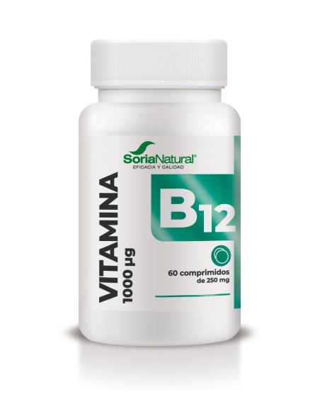 Vitamina B12 60 Comp. Liberación Sostenida Soria Natural
