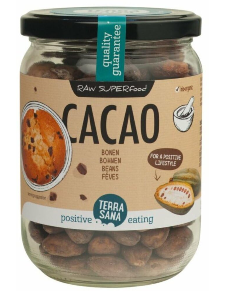 Raw Granos De Cacao Troceados 250 G de Terrasana