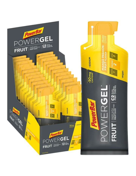 Powergel Mango-Passionfruit 24 Unid 41g - Energía Power Bar