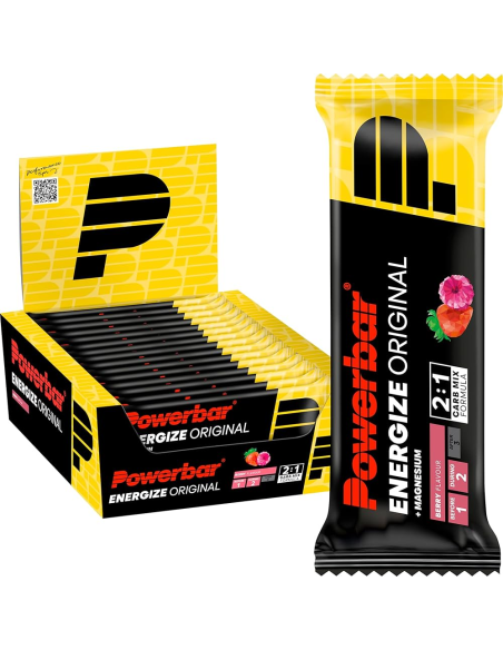 Barritas Energize Berry Power Bar 15 Unid 55g Energía