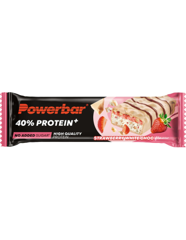 Barritas Proteinplus Crisp 40% Fresa-Choco Bl. 12U de Power Bar