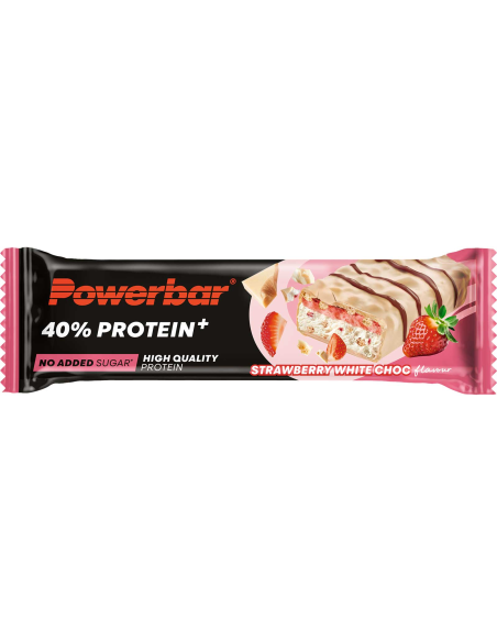 Barritas Proteinplus Crisp 40% Fresa-Choco Bl. 12U de Power Bar