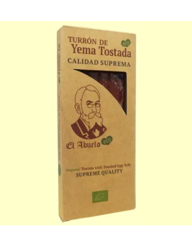 Turron Yema Tostada 200Gr Eco de El Abuelo