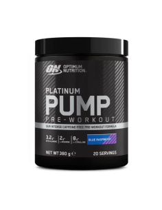 On Platinum Pre Workout Pump Blue Raspberry 380G de Optimum Nutrition