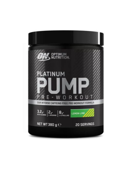 On Platinum Pre Workout Pump Lemon & Lime 380G - Energía Máxima