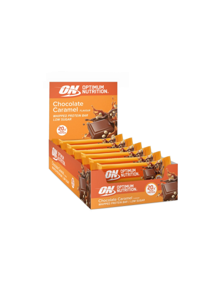 Barra Whipped Chocolate Caramel 10x60g Optimum Nutrition