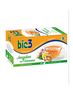 Bie 3 Jengibre Con Curcuma Infusion 25 Sbrs. de Bie 3