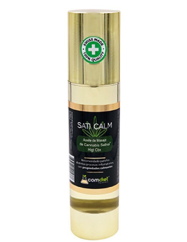 Saticalm Swiss 100 ml Comdiet  Calmante Natural Efectivo