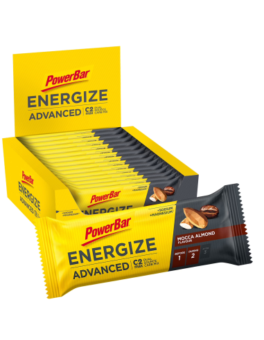 Barritas Energize Advanced Mocca Almond 15 unidades Power Bar