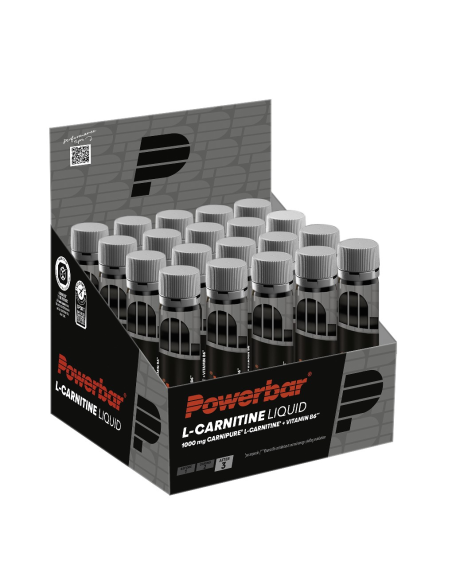 Viales L-Carnitina Power Bar 20 Ampollas  Energía y Vitalidad