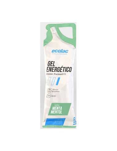 Gel Energético S. Menta-Mentol Ecolac | Energía al Instante