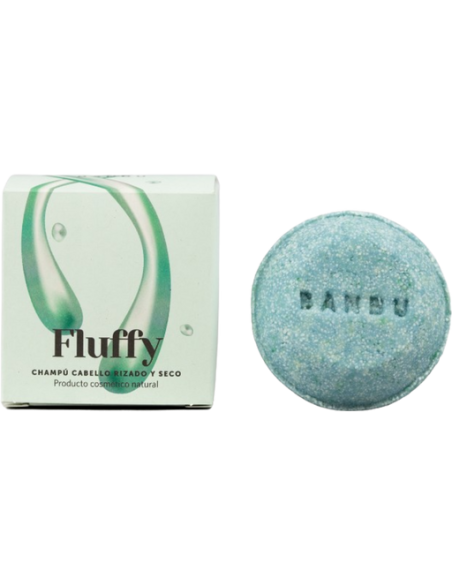 Fluffy Champú Sólido 75g para Cabello Rizado Banbu