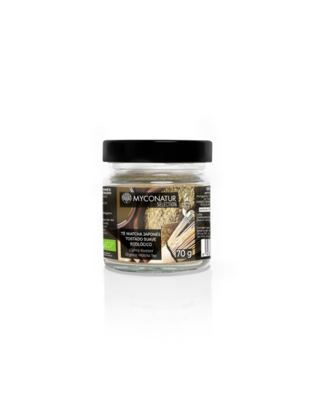 Te Matcha Hojicha Tostado Suave 70g | Myconatur Natural