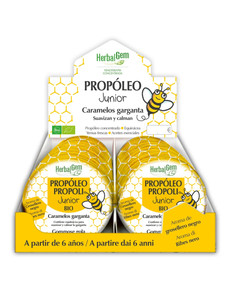 Propoleo Caramelos Junior Expositor Lleno 12 Ref de Herbalgem