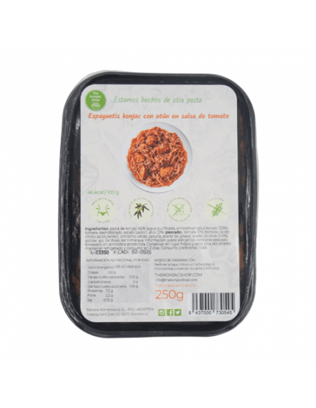Espaguetis Konjac con Atún 250g | The Konjac Shop Saludable