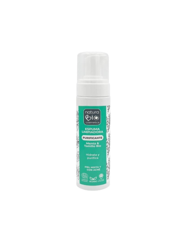 Espuma Limpiadora Menta 200  Ml de Naturabio Cosmetics