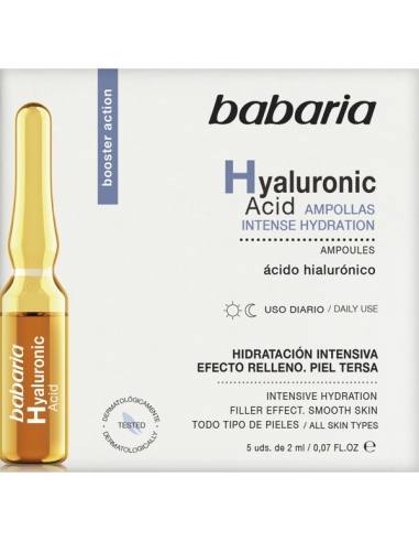 Ampollas Acido Hialuronico 5 Unidades de Babaria