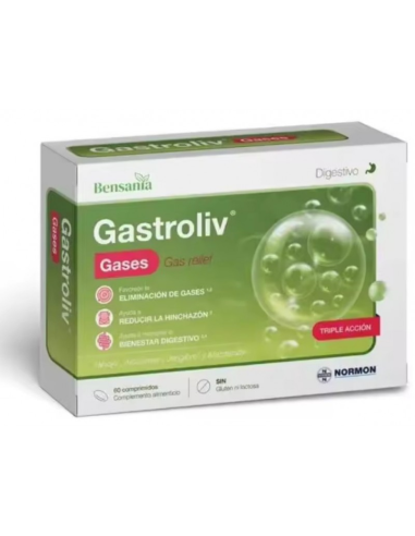 Bensania Gastroliv Gases 60 Comp de Bensania
