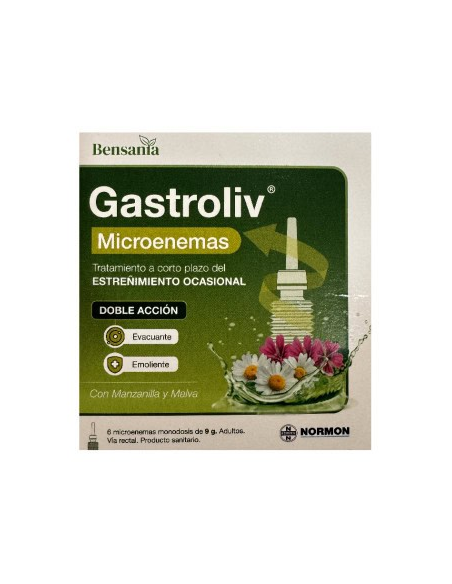 Bensania Gastroliv Microenemas 6 Canulas de Bensania
