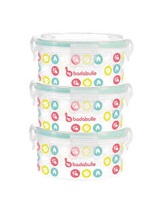 Babymoov Kit Contenedores Alimentos 3 Uds330 Ml de Babymoov