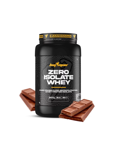 Zero Whey Protein Isolate 910g Cookies Bigman - Proteína Pura