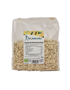 Copos De Avena Gruesos 1Kg de Biolabrador
