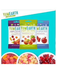 Gominolas Organicas De Frutas 4 Sabores Caja Exp 12 Bolsitas de Yum Earth