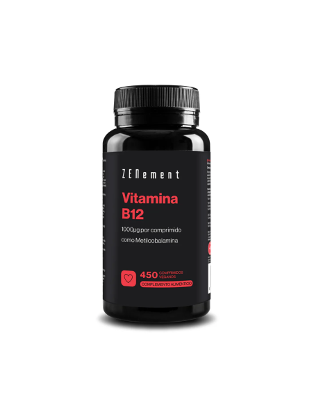 Vitamina B12 450 Veganos Zenement  Energía y Vitalidad Natural