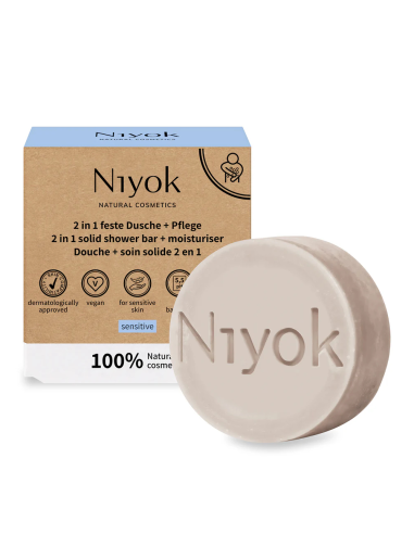 Limpiador Corporal Con Locion Sensitive 80 Gr de Niyok