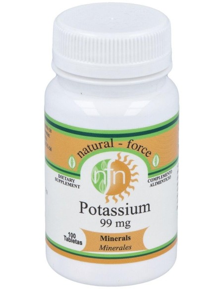 Potasio 99Miligramos 100 Comprimidos Nutri-Force