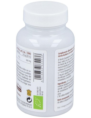 Reishi 80Cap. Bio de Raab Vitalfood