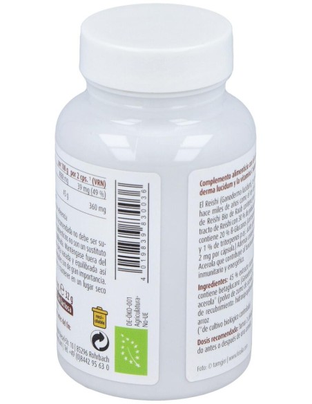 Reishi 80Cap. Bio de Raab Vitalfood