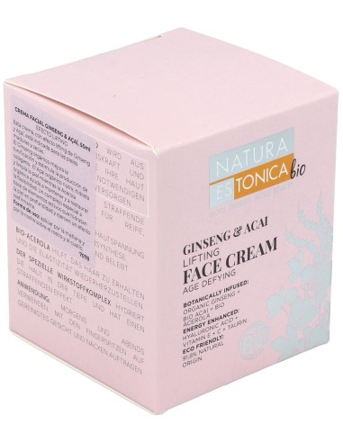 Crema Facial Ginseng-Acai 50 Mililitros Bio Natura Estonica