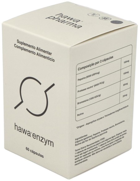 Hawa Enzym 60Cap. de Hawa Pharma