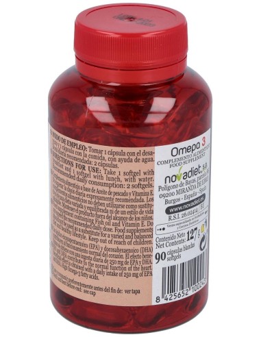 Omepa 3 (Epanova Plus) 90Cap. de Novadiet