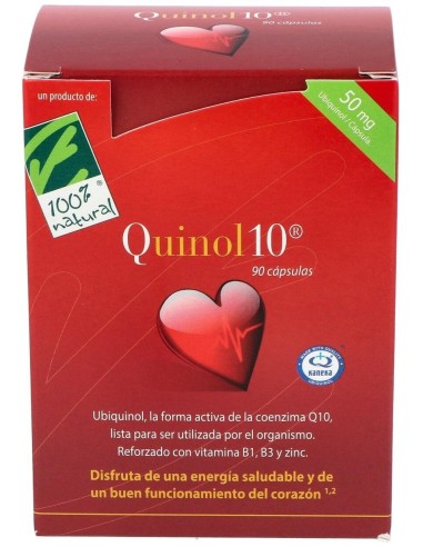 Quinol 10 50Mg. 90Cap. de Cien Por Cien Natural
