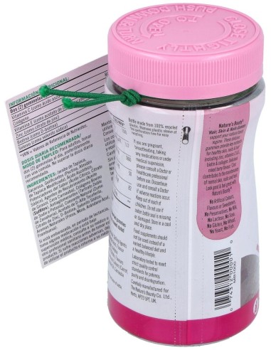 Gummies Pelo Piel Y Uñas Con Biotina 60Gominolas de Nature´S Bounty