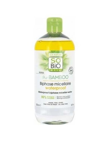 Agua Micelar Bifásica Pur Bamboo 500ml SoBio Etic Natural