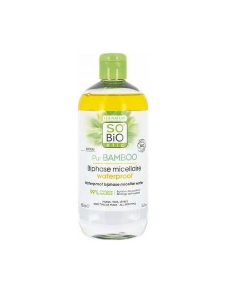 Agua Micelar Bifásica Pur Bamboo 500ml SoBio Etic Natural