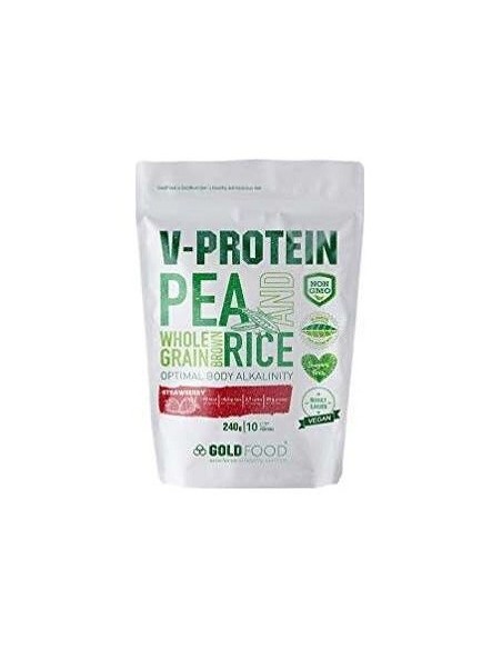 V-Protein Frambuesa 240 G de Gold Nutrition