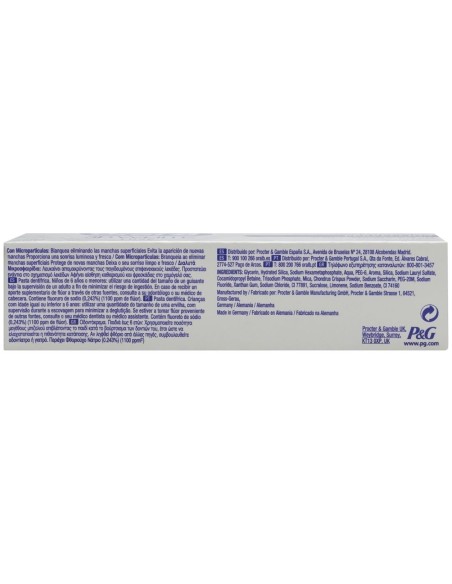 Pasta 3D White Luxe Perfection 75 Mililitros Oral-B