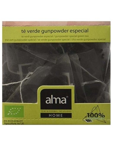 Te Verde Gunpower Infusion 15Piramide. Eco Vegan Alma Home