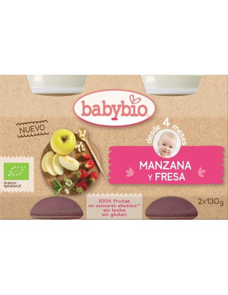 Babybio Manzana Y Fresa de Babybio