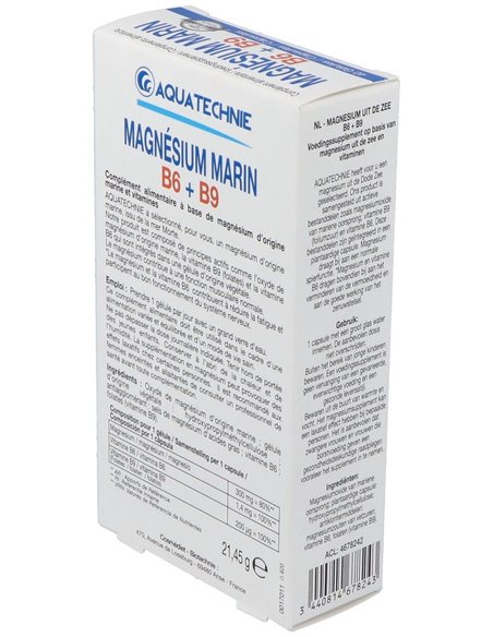 Magnesio Marino+B6+B9 40Cap. Biotechnie de Biover