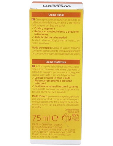 Crema Pañal Bebé con Caléndula 100% Natural 75 ml  de Weleda