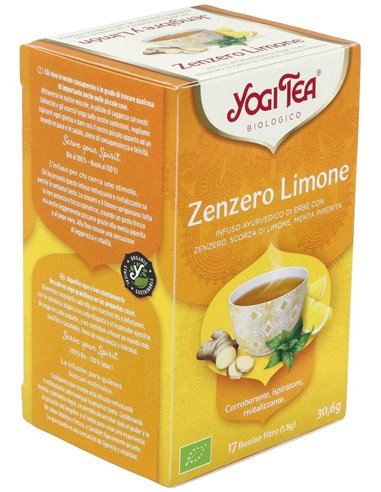 Yogi Tea Jengibre Y Limón 17 X 1,8 G
