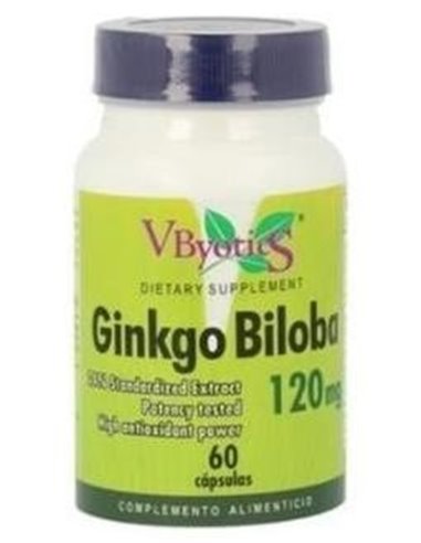 Ginkgo Biloba 120Mg. 60Cap. de Vbyotics