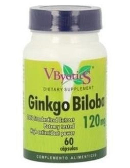 Ginkgo Biloba 120Mg. 60Cap. de Vbyotics